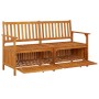 Aufbewahrungsbank aus massivem Akazienholz, 148 cm von vidaXL, Gartenbänke - Ref: Foro24-316743, Preis: 198,69 €, Rabatt: %