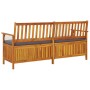 Aufbewahrungsbank mit Kissen aus massivem Akazienholz 170 cm von vidaXL, Gartenbänke - Ref: Foro24-316741, Preis: 334,23 €, R...