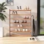 Brown plywood shoe cabinet 90x24x117 cm by vidaXL, Shoe racks and shoe organizers - Ref: Foro24-327350, Price: 40,74 €, Disco...