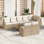 Conjunto de sofá de jardín 9 pcs 289 x 124 x 85 cm Poliratán