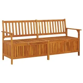 Banco de almacenaje madera maciza de acacia 170 cm de vidaXL, Bancos de jardín - Ref: Foro24-316744, Precio: 259,85 €, Descue...