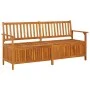 Banco de almacenaje madera maciza de acacia 170 cm de vidaXL, Bancos de jardín - Ref: Foro24-316744, Precio: 259,82 €, Descue...