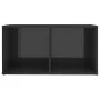 Wohnzimmermöbel 8 Stück glänzend grau Holzwerkstoff von vidaXL, TV-Möbel - Ref: Foro24-3080068, Preis: 182,65 €, Rabatt: %