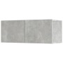Set de muebles de TV 5 pzas madera contrachapada gris hormigón de vidaXL, Muebles TV - Ref: Foro24-3114441, Precio: 173,82 €,...