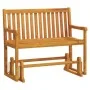 vidaxL Garten-Schaukelbank 110 cm, massives Akazienholz von vidaXL, Gartenbänke - Ref: Foro24-316608, Preis: 148,81 €, Rabatt: %
