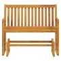 vidaxL Banco balancín de jardín 110 cm madera maciza acacia de vidaXL, Bancos de jardín - Ref: Foro24-316608, Precio: 159,33 €