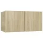Juego de muebles de salón 4 piezas roble Sonoma de vidaXL, Muebles TV - Ref: Foro24-3079050, Precio: 135,44 €, Descuento: %