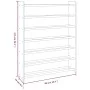 Mueble zapatero de madera contrachapada gris 90x24x117 cm by vidaXL, Shoe racks and shoe organizers - Ref: Foro24-327356, Pri...