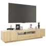 TV-Schrank mit LED-Leuchten, Farbe Sonoma-Eiche, 180 x 35 x 40 cm von vidaXL, TV-Möbel - Ref: Foro24-3081900, Preis: 114,47 €...