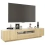 TV-Schrank mit LED-Leuchten, Farbe Sonoma-Eiche, 180 x 35 x 40 cm von vidaXL, TV-Möbel - Ref: Foro24-3081900, Preis: 111,03 €...