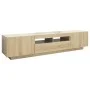 TV-Schrank mit LED-Leuchten, Farbe Sonoma-Eiche, 180 x 35 x 40 cm von vidaXL, TV-Möbel - Ref: Foro24-3081900, Preis: 111,03 €...