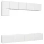 Living room TV furniture set, 5 pieces, engineered wood, white by vidaXL, TV Furniture - Ref: Foro24-3078694, Price: 240,16 €...