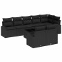 Conjunto de sofá de jardín 9 pcs 289 x 124 x 85 cm Poliratán