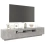 Mueble para TV con luces LED gris hormigón 200x35x40 cm de vidaXL, Muebles TV - Ref: Foro24-3081910, Precio: 133,12 €, Descue...