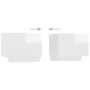 TV-Schrank mit strahlend weißen LED-Leuchten 260x35x40 cm von vidaXL, TV-Möbel - Ref: Foro24-3081921, Preis: 227,25 €, Rabatt: %