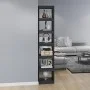 Pine wood gray shelf/space divider 40x30x199 cm by vidaXL, Bookcases and shelves - Ref: Foro24-808155, Price: 65,62 €, Discou...