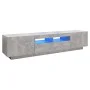 Mueble para TV con luces LED gris hormigón 180x35x40 cm de vidaXL, Muebles TV - Ref: Foro24-3081901, Precio: 112,94 €, Descue...