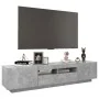 Mueble para TV con luces LED gris hormigón 180x35x40 cm de vidaXL, Muebles TV - Ref: Foro24-3081901, Precio: 112,94 €, Descue...