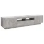 Mueble para TV con luces LED gris hormigón 180x35x40 cm de vidaXL, Muebles TV - Ref: Foro24-3081901, Precio: 112,94 €, Descue...
