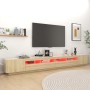 TV-Schrank mit LED-Leuchten, Farbe Sonoma-Eiche, 300 x 35 x 40 cm von vidaXL, TV-Möbel - Ref: Foro24-3081927, Preis: 188,97 €...