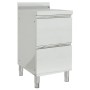 Commercial kitchen cabinets 2 units stainless steel by vidaXL, Restoration - Ref: Foro24-3081934, Price: 610,20 €, Discount: %