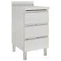 Gewerbliche Küchenschränke 2 Einheiten aus Edelstahl von vidaXL, Wiederherstellung - Ref: Foro24-3081934, Preis: 610,20 €, Ra...