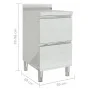 Gewerbliche Küchenschränke 2 Einheiten aus Edelstahl von vidaXL, Wiederherstellung - Ref: Foro24-3081936, Preis: 530,51 €, Ra...