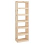 Pine wood shelf/space divider 60x30x199.5 cm by vidaXL, Bookcases and shelves - Ref: Foro24-808178, Price: 122,89 €, Discount: %