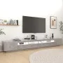 Betongrauer TV-Schrank mit LED-Leuchten 300x35x40 cm von vidaXL, TV-Möbel - Ref: Foro24-3081928, Preis: 218,13 €, Rabatt: %