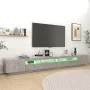 Betongrauer TV-Schrank mit LED-Leuchten 300x35x40 cm von vidaXL, TV-Möbel - Ref: Foro24-3081928, Preis: 218,13 €, Rabatt: %