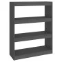Gray pine wood shelving/space divider 80x30x103.5 cm by vidaXL, Bookcases and shelves - Ref: Foro24-808190, Price: 56,05 €, D...