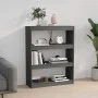 Estantería/divisor de espacios madera pino gris 80x30x103,5 cm de vidaXL, Librerías y estanterías - Ref: Foro24-808190, Preci...