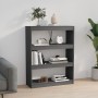 Estantería/divisor de espacios madera pino gris 80x30x103,5 cm de vidaXL, Librerías y estanterías - Ref: Foro24-808190, Preci...
