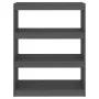 Gray pine wood shelving/space divider 80x30x103.5 cm by vidaXL, Bookcases and shelves - Ref: Foro24-808190, Price: 56,05 €, D...