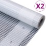 Planen aus Segeltuch, 2 Stück, 260 g/m², 2 x 10 m, weiß von vidaXL, Wasserdichte Planen - Ref: Foro24-3082815, Preis: 98,82 €...