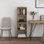 Regal/Raumteiler aus massiver Honigkiefer, 40 x 30 x 135,5 cm von vidaXL, Bücherregale und Regale - Ref: Foro24-808146, Preis...