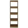 Regal/Raumteiler aus massiver Honigkiefer, 40 x 30 x 135,5 cm von vidaXL, Bücherregale und Regale - Ref: Foro24-808146, Preis...