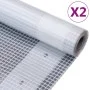 Canvas tarps 2 units 260 g/m² 2x20 m white by vidaXL, Waterproof tarpaulins - Ref: Foro24-3082817, Price: 183,47 €, Discount: %