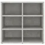 Mueble zapatero color gris hormigón 52,5x30x50 cm de vidaXL, Taquillas y armarios de almacenamiento - Ref: Foro24-808692, Pre...