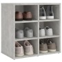 Betongraues Schuhregalmöbel 52,5x30x50 cm von vidaXL, Schließfächer und Lagerschränke - Ref: Foro24-808692, Preis: 51,15 €, R...