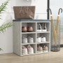 Betongraues Schuhregalmöbel 52,5x30x50 cm von vidaXL, Schließfächer und Lagerschränke - Ref: Foro24-808692, Preis: 51,15 €, R...