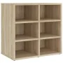 Muebles zapatero 2 uds color roble Sonoma 52,5x30x50 cm de vidaXL, Taquillas y armarios de almacenamiento - Ref: Foro24-80869...