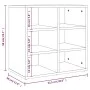 Shoe cabinet furniture 2 units Sonoma oak color 52.5x30x50 cm by vidaXL, Lockers and storage cabinets - Ref: Foro24-808691, P...