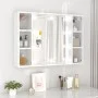 Furniture with mirror and bright white LED 76x15x55 cm by vidaXL, bathroom vanities - Ref: Foro24-808861, Price: 64,23 €, Dis...