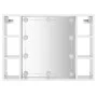 Furniture with mirror and bright white LED 76x15x55 cm by vidaXL, bathroom vanities - Ref: Foro24-808861, Price: 64,23 €, Dis...