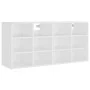 Muebles zapatero 2 unidades blanco 52,5x30x50 cm de vidaXL, Taquillas y armarios de almacenamiento - Ref: Foro24-808685, Prec...
