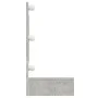 Concrete gray furniture with mirror and LED lights 90x31.5x62 cm by vidaXL, bathroom vanities - Ref: Foro24-808895, Price: 61...