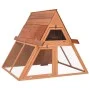 Kaninchenstall aus massivem Fichtenholz 152x127x109,5 cm von vidaXL, Käfige und Lebensräume für Kleintiere - Ref: Foro24-1714...