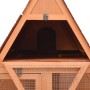 Solid spruce wood rabbit hutch 152x127x109.5 cm by vidaXL, Cages and habitats for small animals - Ref: Foro24-171458, Price: ...