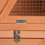 Solid spruce wood rabbit hutch 152x127x109.5 cm by vidaXL, Cages and habitats for small animals - Ref: Foro24-171458, Price: ...